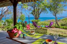 location bungalow vue mer Martinique 2 personnes le vauclin terrasse 1